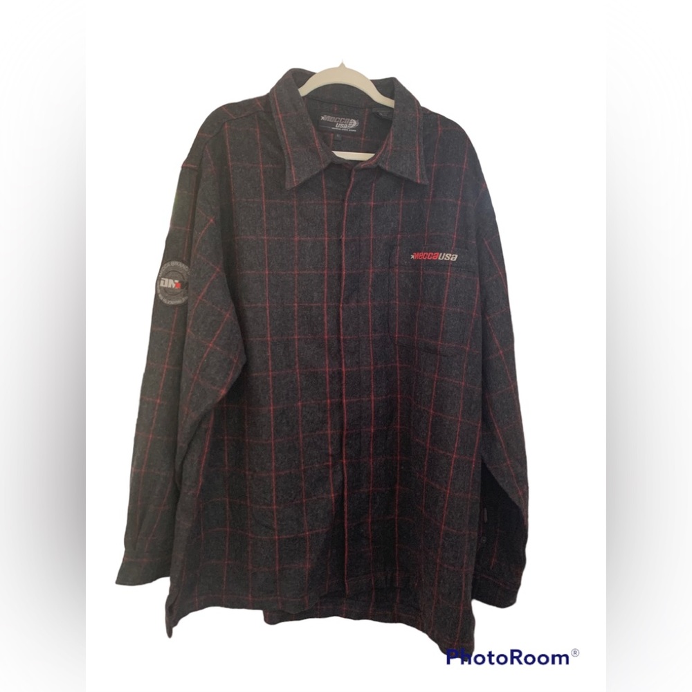 Vintage Mecca USA Universal Sports Apparel lumberjack Jacket Shirt Wool XL